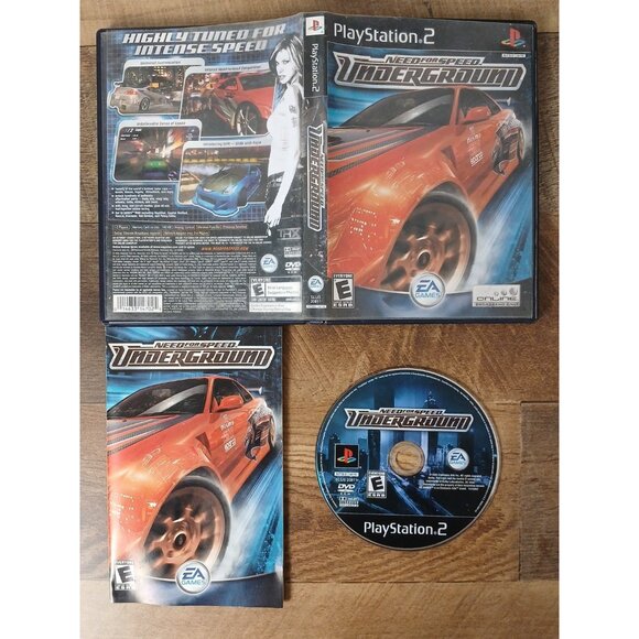 Need for Speed: Underground (Sony PlayStation 2 PS2, 2003) CIB - Tested - Picture 1 of 1